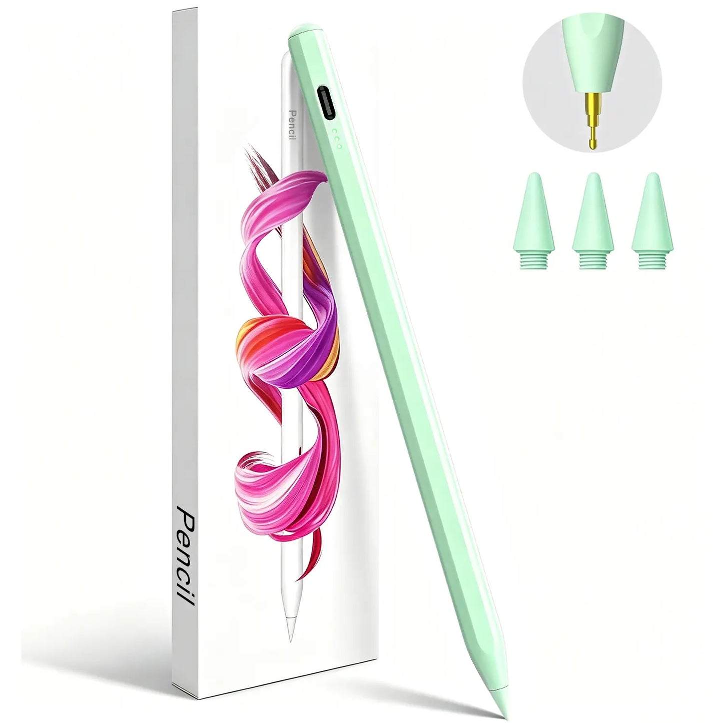 Stylus Pen for Ipad(2018-2026)-2X Fast Charge with Tilt Sensitivity & Palm Rejection for Ipad 11/10/9/8/7/6Th Gen, Air 5/4/3/M4/M3/M2, Pro 13"/12.9"/11"/M4, Mini 7/6/5Th Backtoschool, Accessories, Tablet Styluses