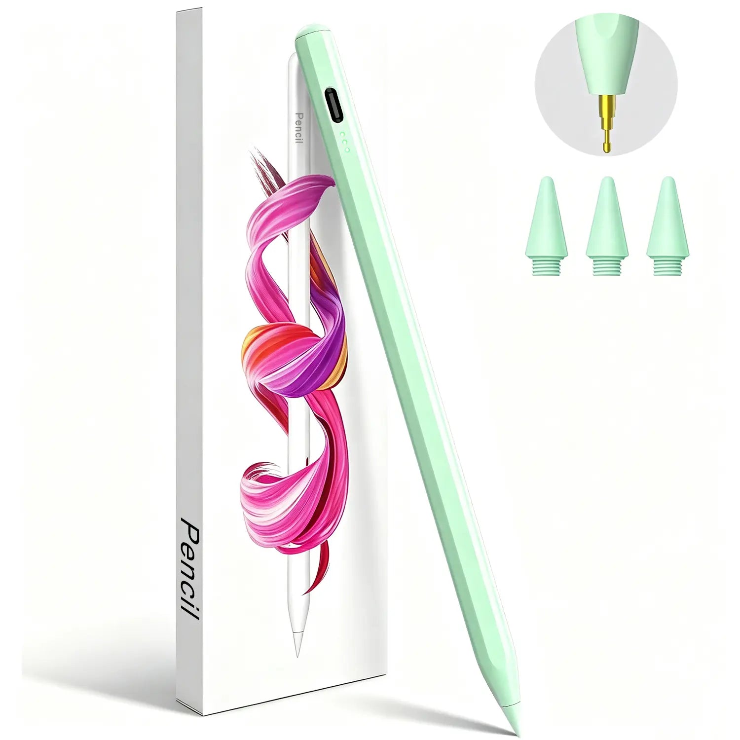 Stylus Pen for Ipad(2018-2026)-2X Fast Charge with Tilt Sensitivity & Palm Rejection for Ipad 11/10/9/8/7/6Th Gen, Air 5/4/3/M4/M3/M2, Pro 13"/12.9"/11"/M4, Mini 7/6/5Th Backtoschool, Accessories, Tablet Styluses