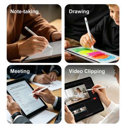 Stylus Pen for Ipad(2018-2026)-2X Fast Charge with Tilt Sensitivity & Palm Rejection for Ipad 11/10/9/8/7/6Th Gen, Air 5/4/3/M4/M3/M2, Pro 13"/12.9"/11"/M4, Mini 7/6/5Th Backtoschool, Accessories, Tablet Styluses