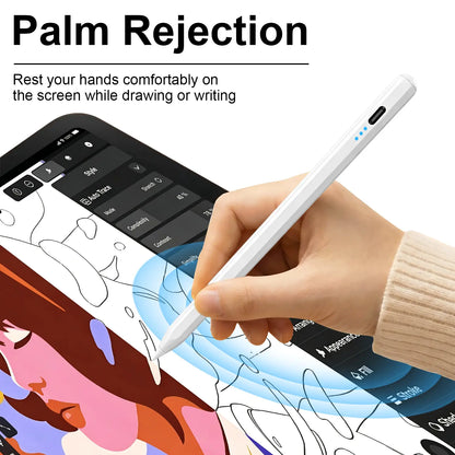 Stylus Pen for Ipad(2018-2026)-2X Fast Charge with Tilt Sensitivity & Palm Rejection for Ipad 11/10/9/8/7/6Th Gen, Air 5/4/3/M4/M3/M2, Pro 13"/12.9"/11"/M4, Mini 7/6/5Th Backtoschool, Accessories, Tablet Styluses
