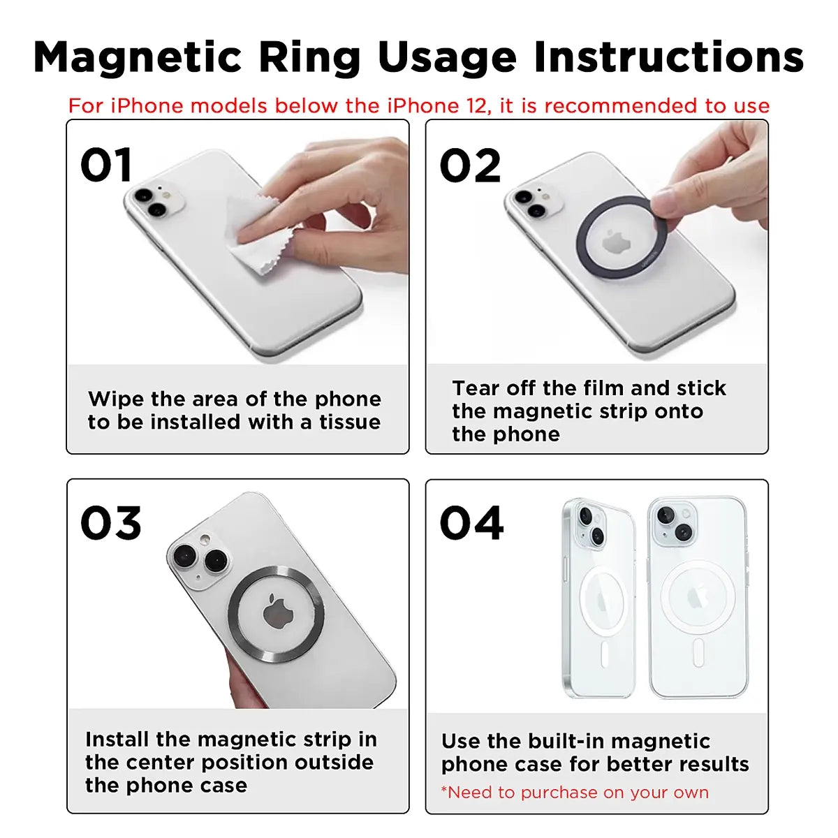 5000mAh Magnetic Wireless Power Bank for iPhone 12-17 Series - Portable Charger Compatible with MagSafe Cases.